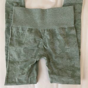 OG Sage Green Gymshark Adapt Camo Seamless Leggings Size Small